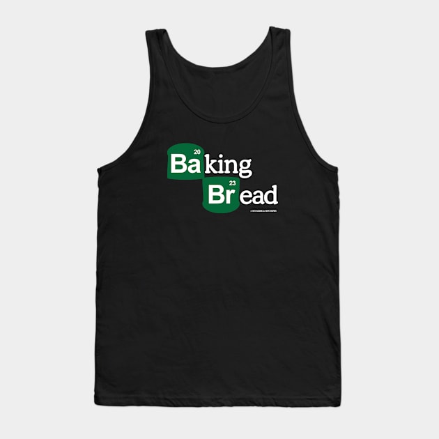 Baking Bread Parody Logo Dark Tank Top by hafizbo